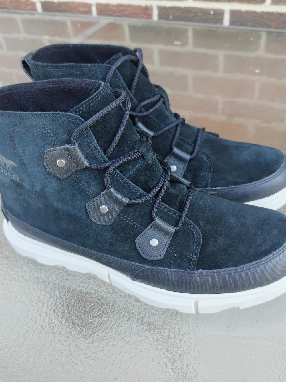 SOREL Men's Explorer Mission Waterproof Winter Boots Black Size 11.5